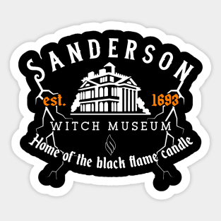 Sanderson Witch Museum Halloween Hocus Pocus Sticker